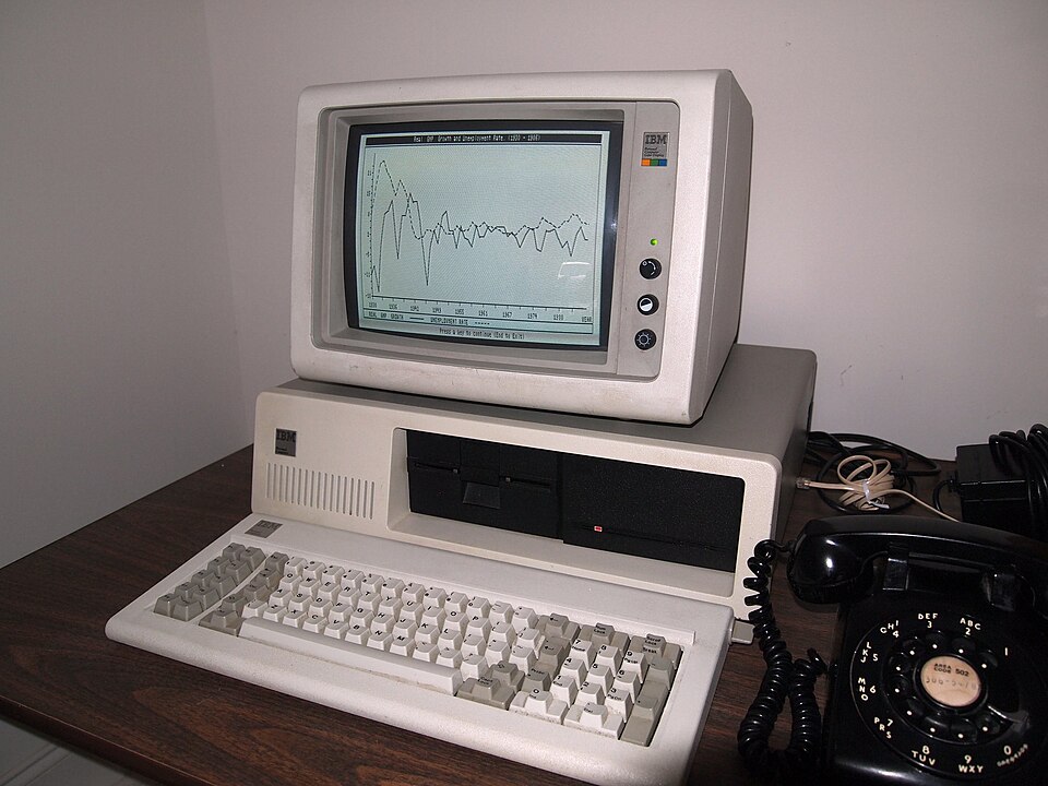 Photograph of IBM PC / XT / AT and clones